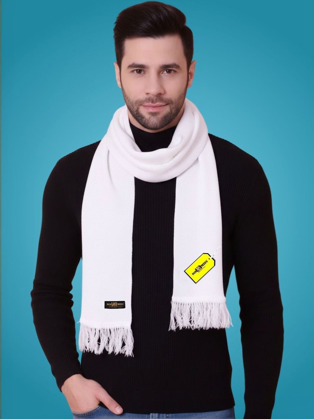 Pick Ur Needs Men Merino Wool Mufflers-picture-27