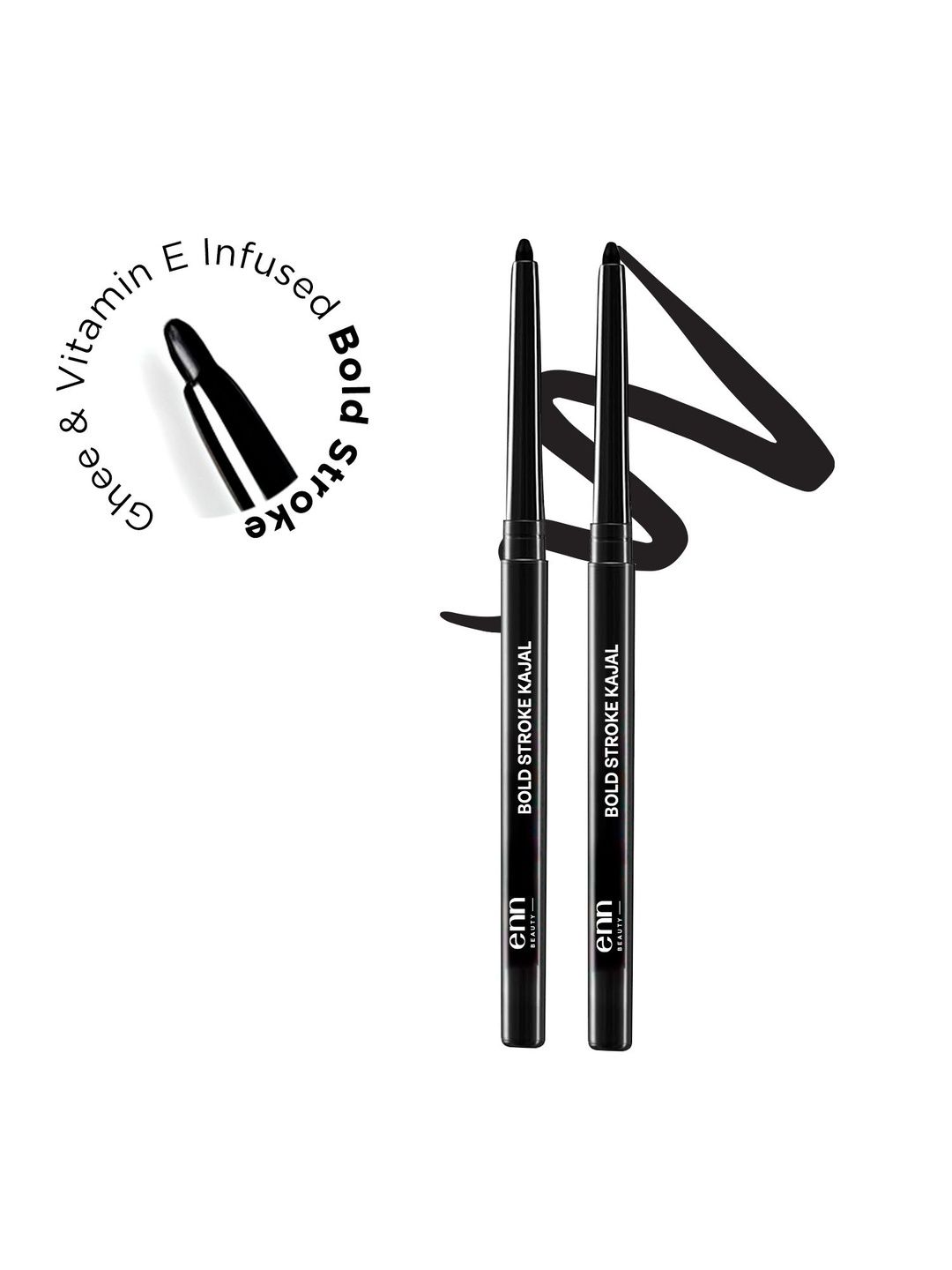 ENN Set Of 2 Bold Stroke Kajal - Black-image-34