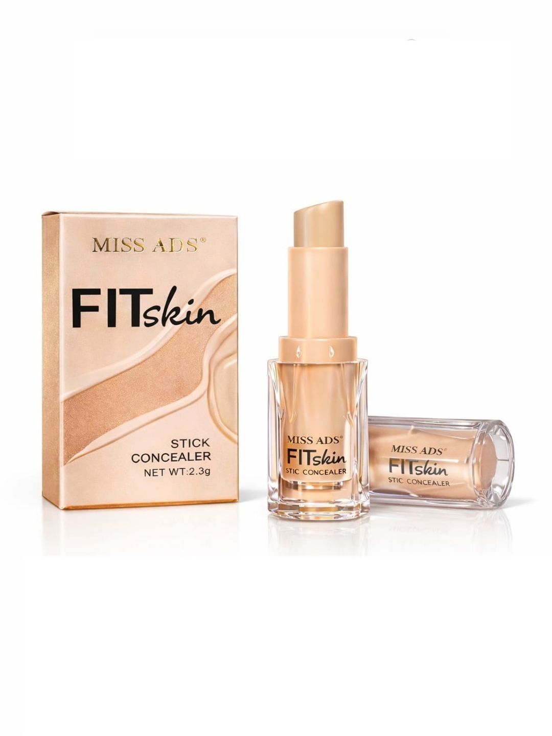 MISS ADS Fit Skin Smooth Stick Concealer - Beige-image-5