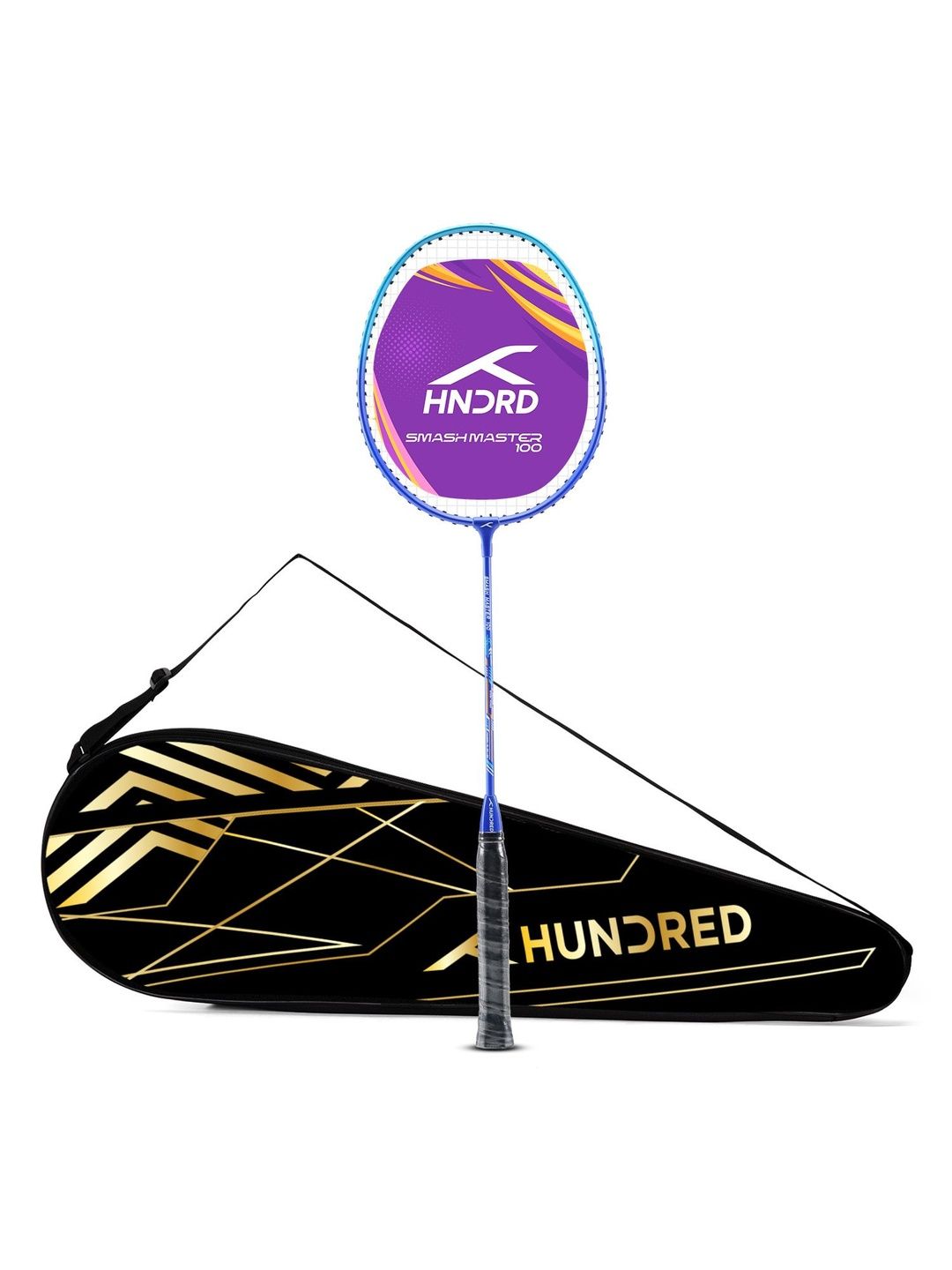 Hundred Smash Master 100 Strung Badminton Racket with Full Racket Cover-picture-19