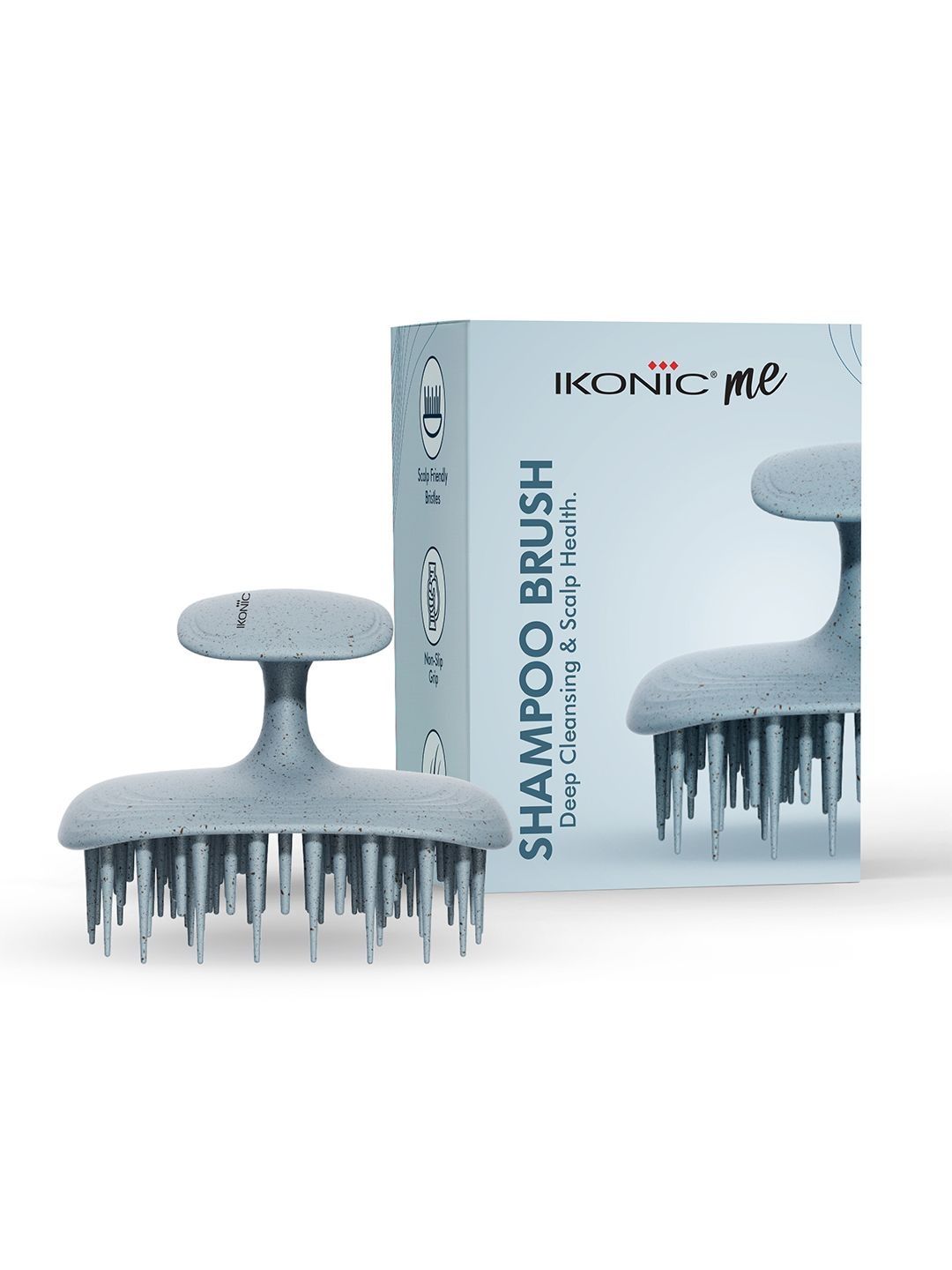 Ikonic Me IKM-2129 Shampoo Brush - Powder Blue-image-40