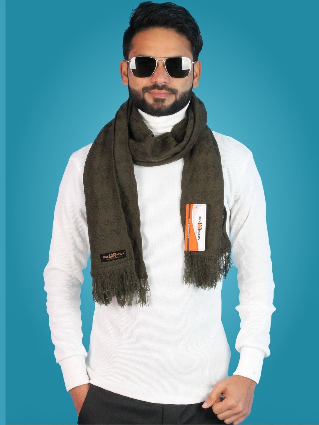 Pick Ur Needs Men Merino Wool Mufflers-picture-31