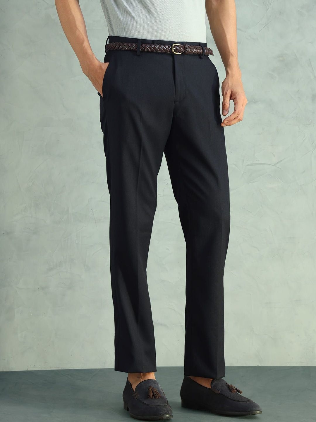 Arrow Men Hudson Tailored Fit Trousers