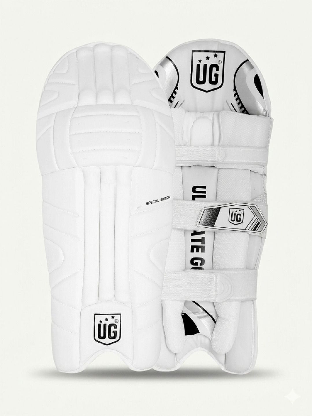 UG SPORTS Cricket Leather Batting Leg Guard-picture-35