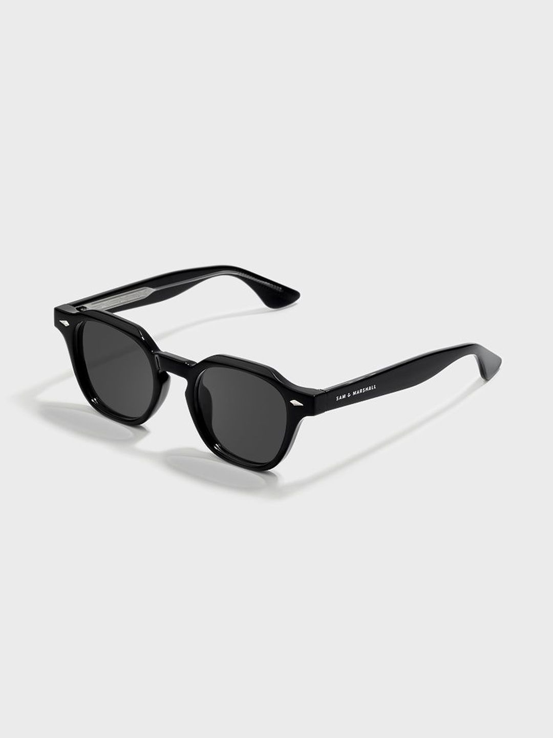 SAM & MARSHALL Unisex Black Lens & Black Square Sunglasses with-picture-10