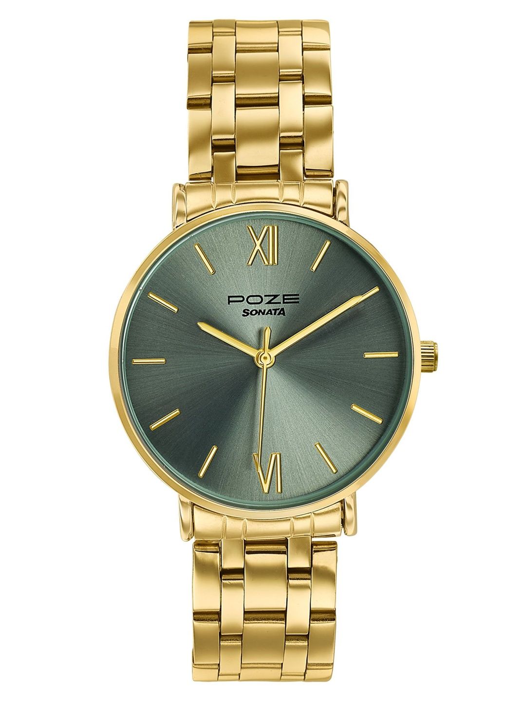 Sonata Women Dial & Stainless Steel Bracelet Style Straps Analogue Watch SP80183YM01W-picture-33