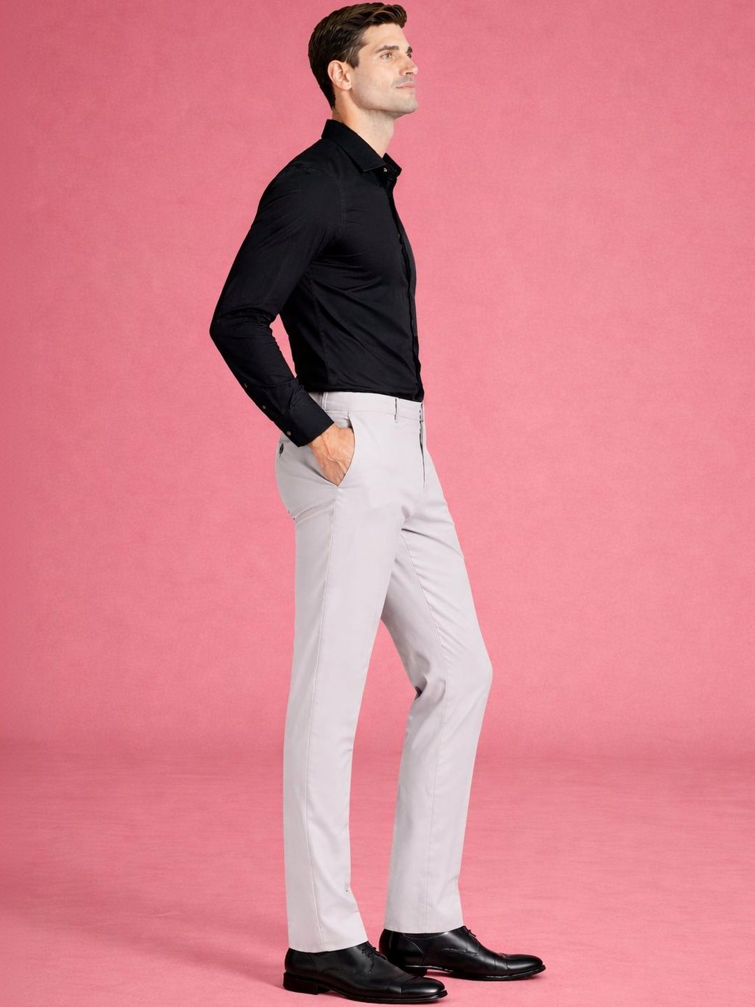 INVICTUS Men Comfort Wrinkle Free Trousers-picture-12