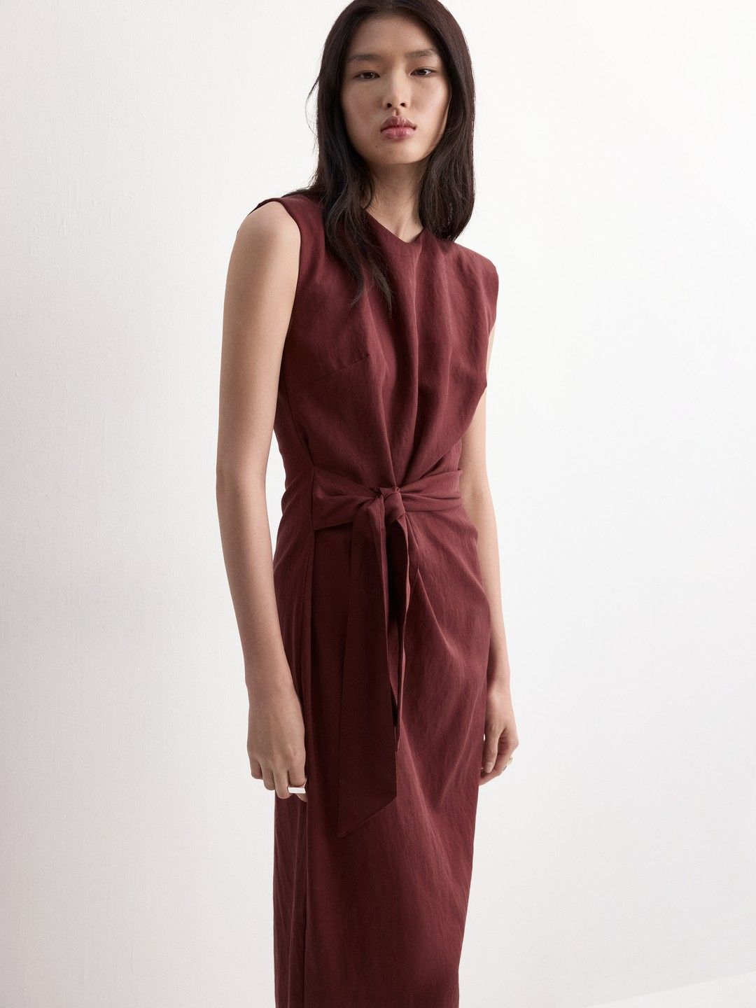 MANGO Tie-Up Sheath Dress-picture-44