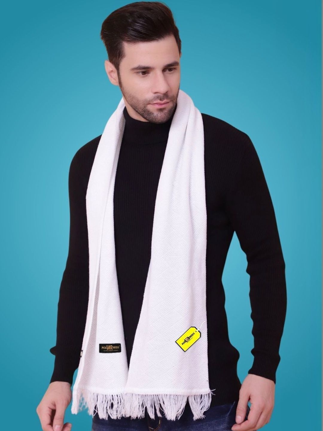 Pick Ur Needs Men Merino Wool Mufflers-picture-38
