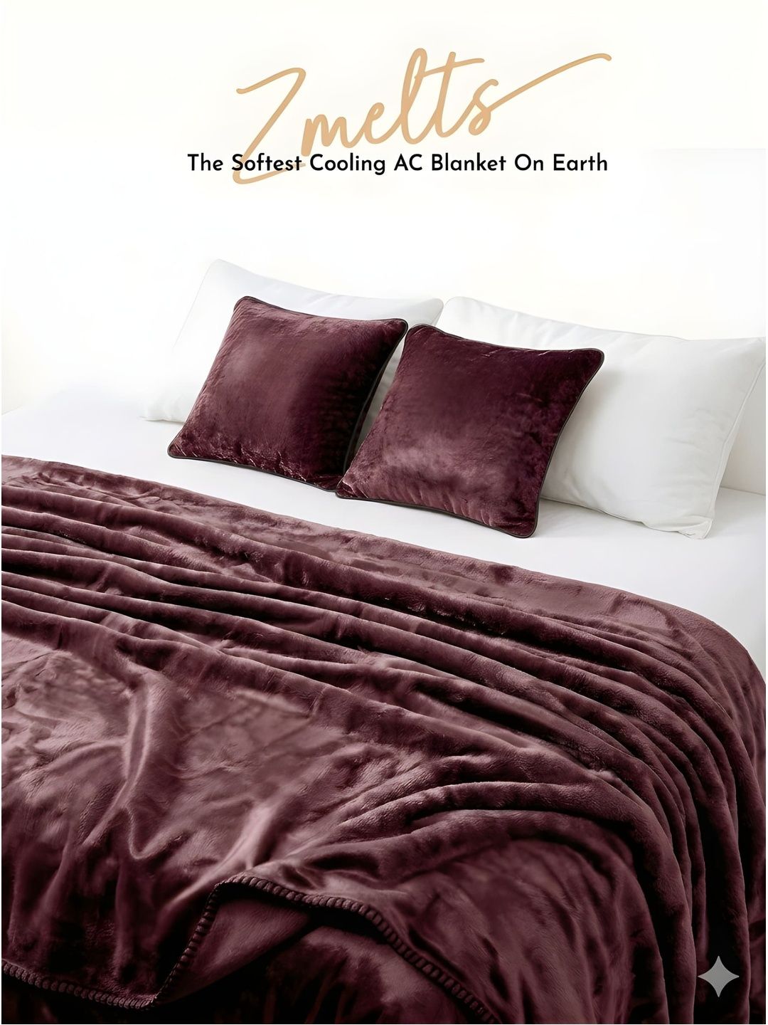Zarf Burgundy Solid Other 5 Piece Single Superfine Bedding Set-image-44