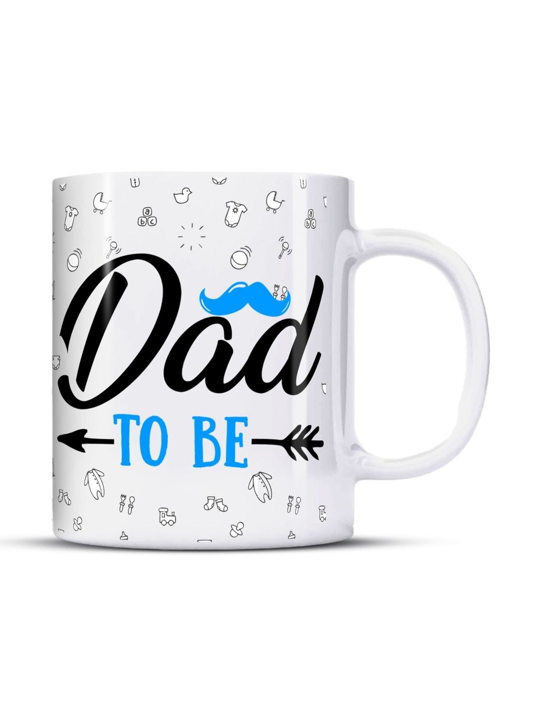 ZYOZI White Text or Slogans Printed Ceramic Glossy Mugs Set of Cups and Mugs-picture-41