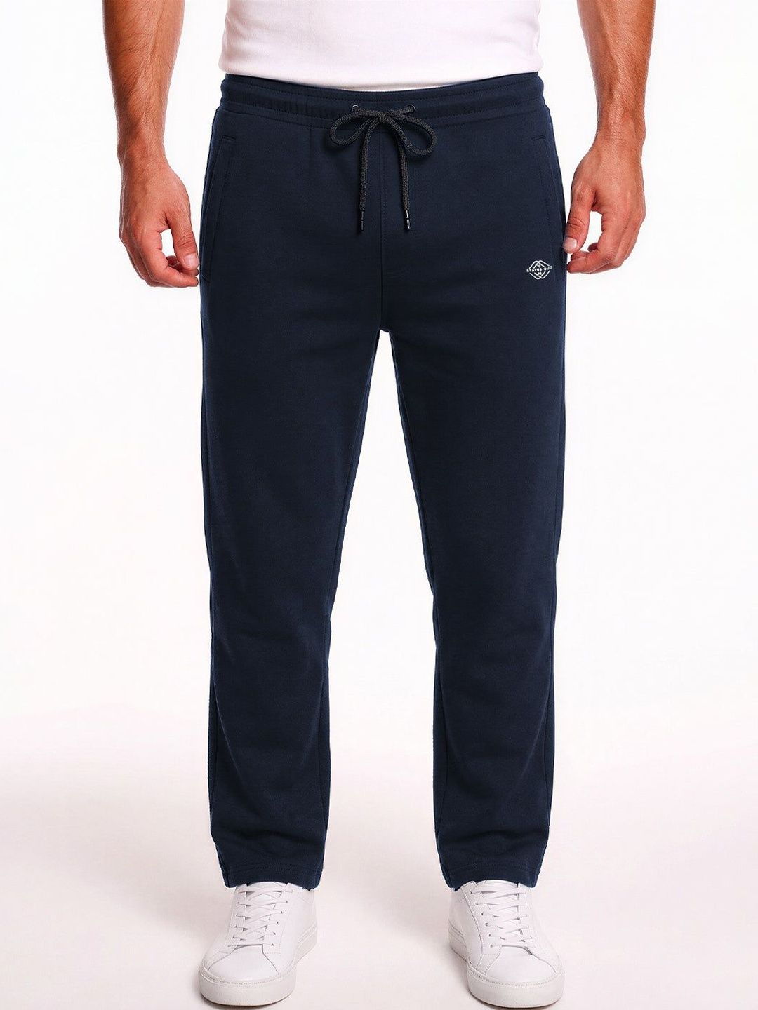 Status Quo Men Regular Fit Brand Logo Printed Training Joggers-picture-12
