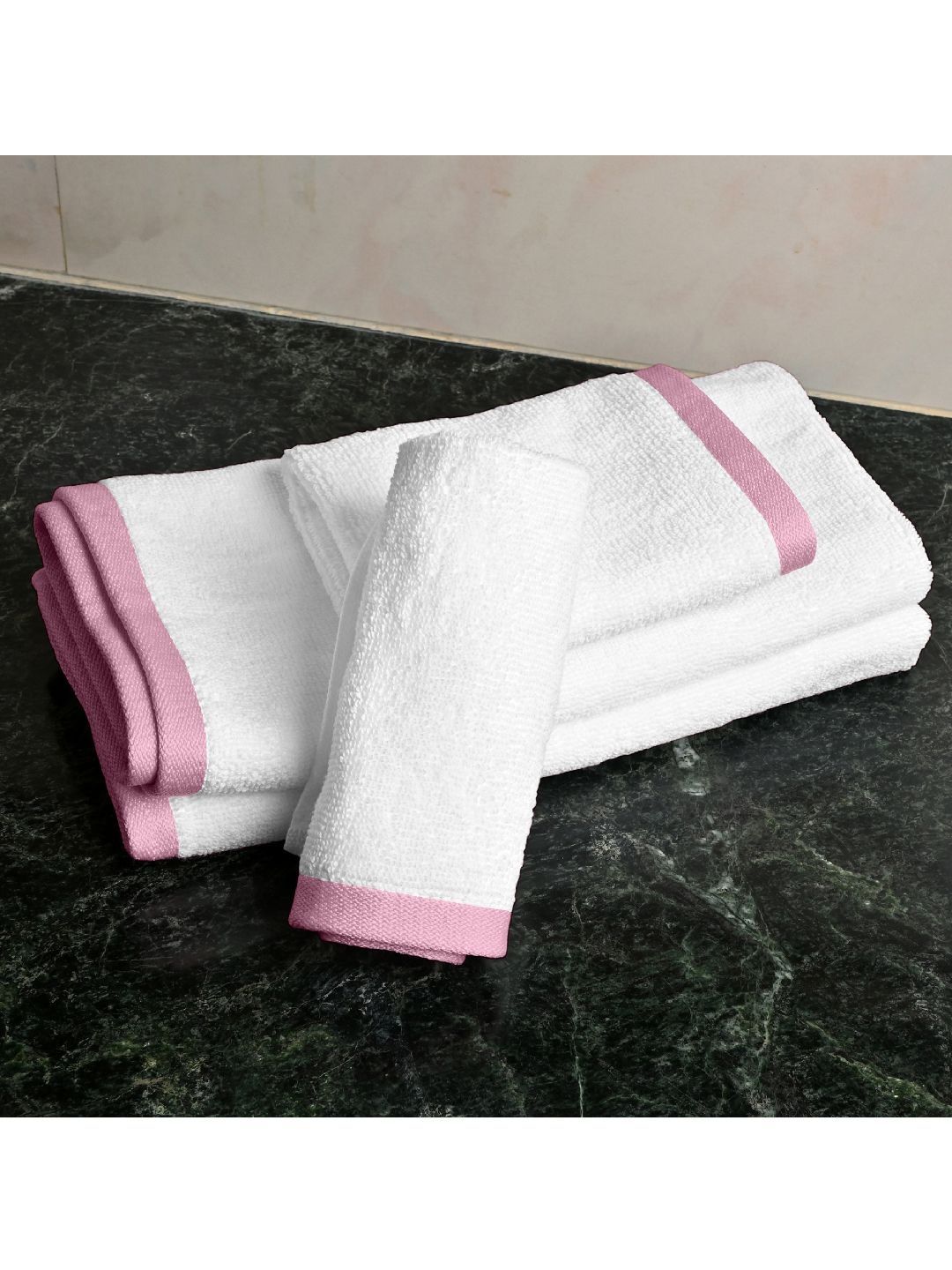 Divine Casa White 4 Piece Cotton 500 GSM Towel Set-image-46