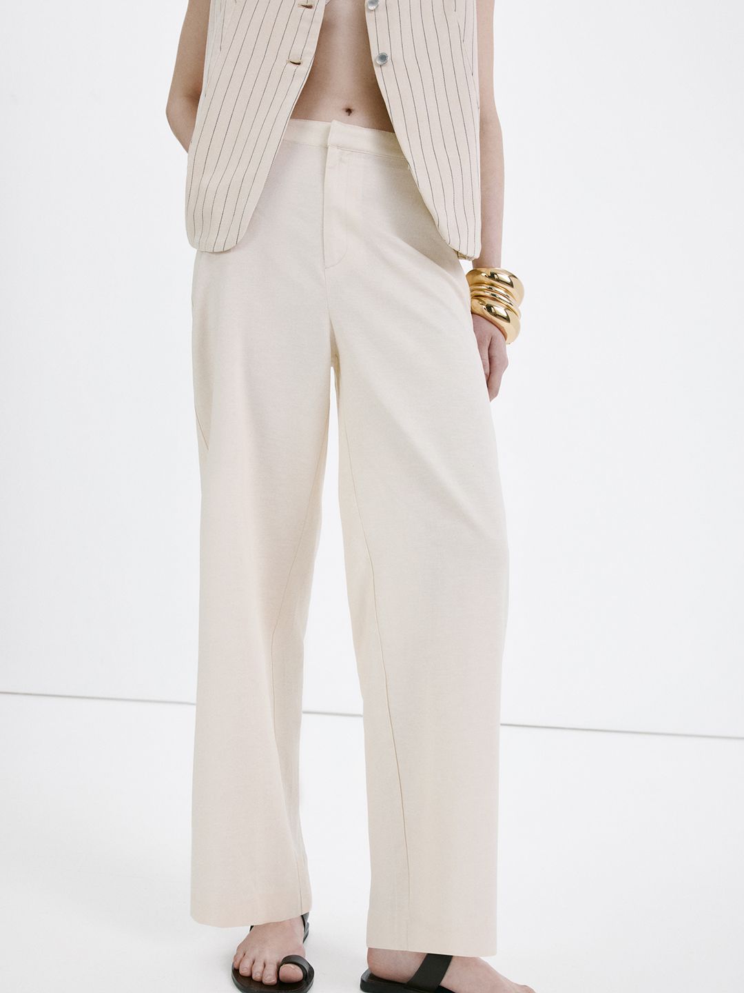 MANGO Women Regular Trouser-picture-20