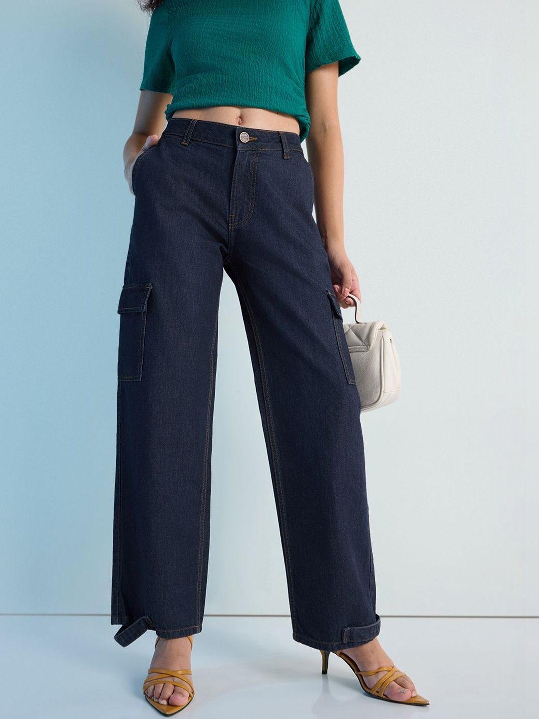 DILLINGER Women Jean Wide Leg Mid-Rise Jeans-image-43