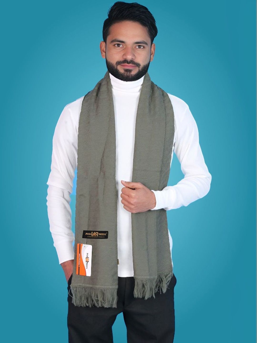 Pick Ur Needs Men Merino Wool Mufflers-picture-23