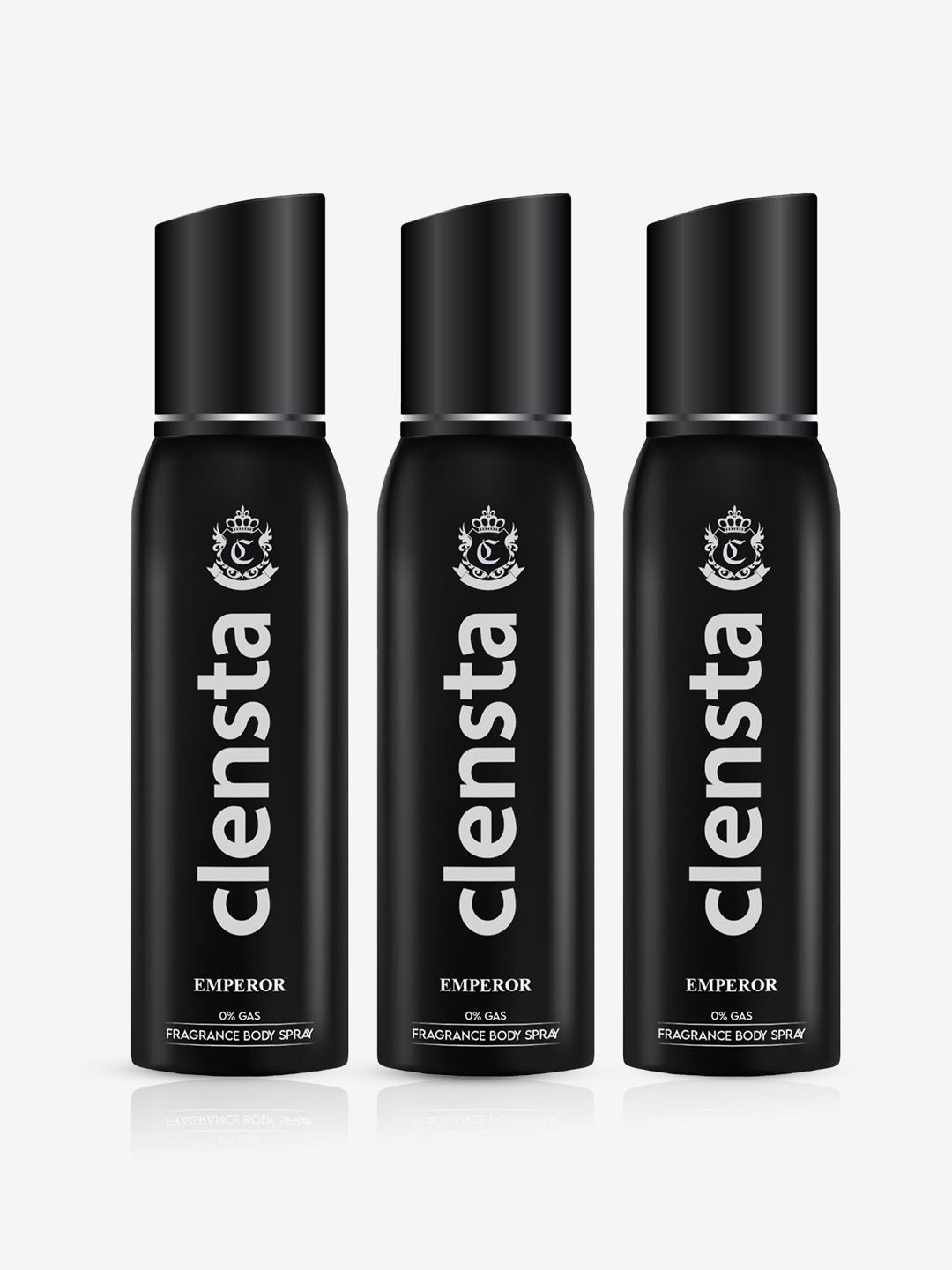 Clensta Men Set Of 3 Emperor Long Lasting Fragrance Body Spray - 150 ml Each-image-30