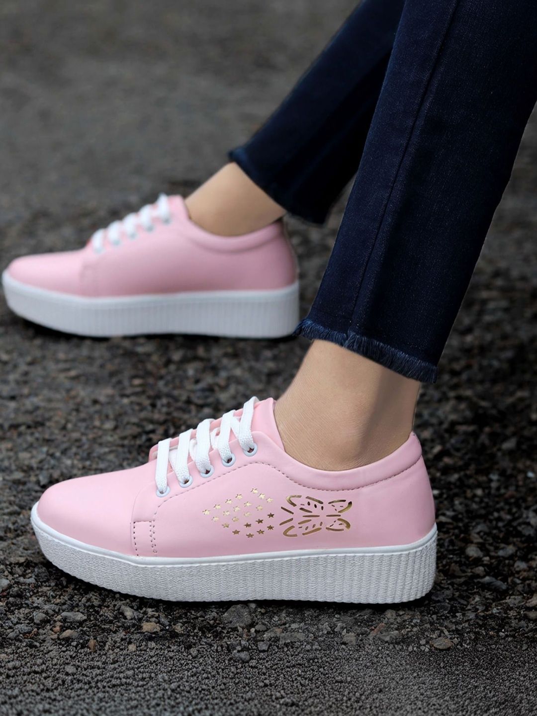glitchez Women Textured Sneakers-image-47