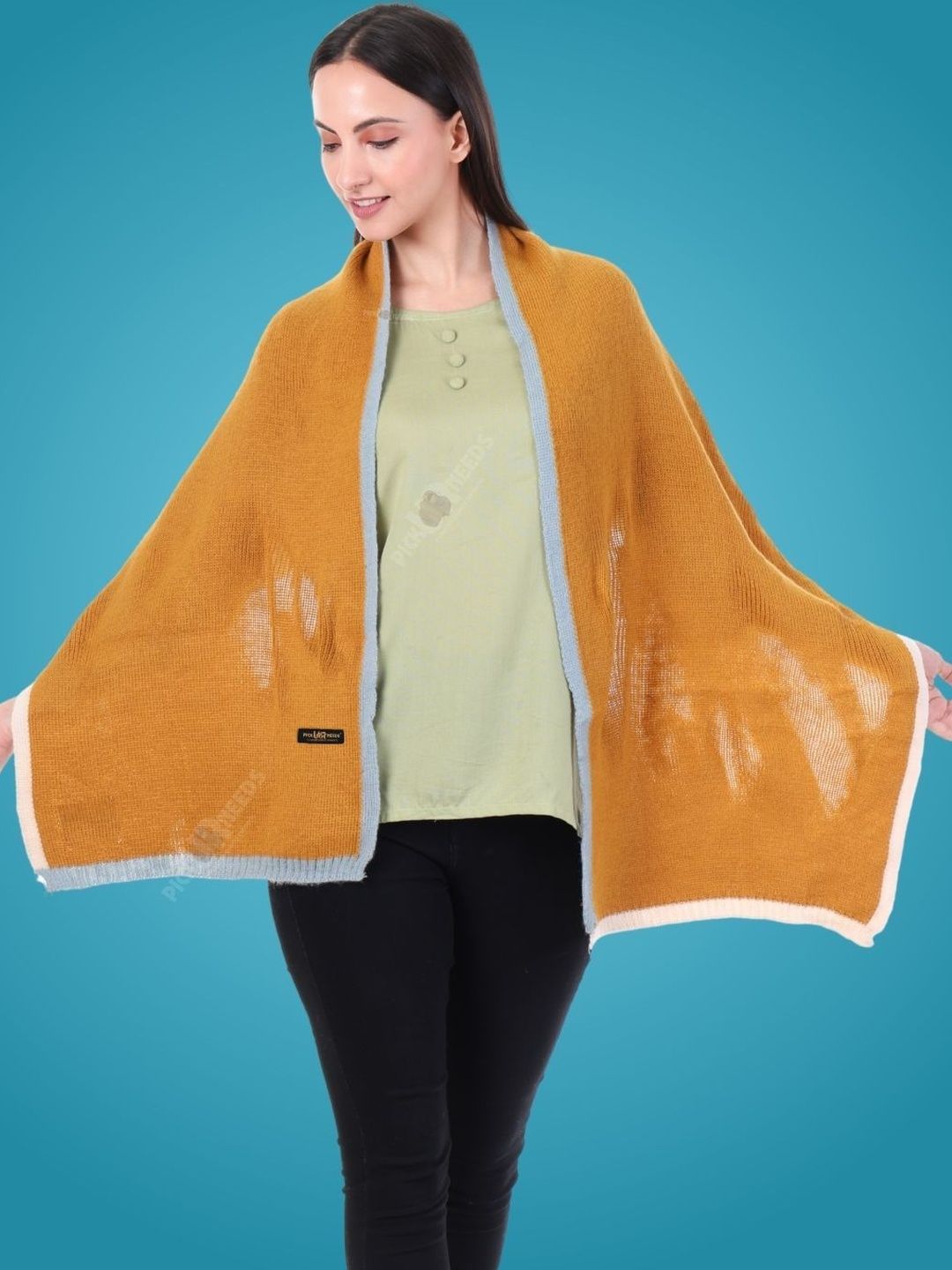Pick Ur Needs Women Woven Design Shawl-picture-55