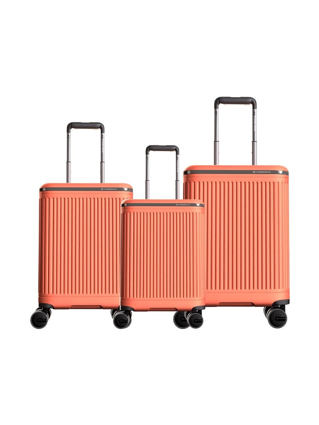 Onnirico Set of 3 Polycarbonate USB Charging Port Non-Padded Trolley Bag-picture-26