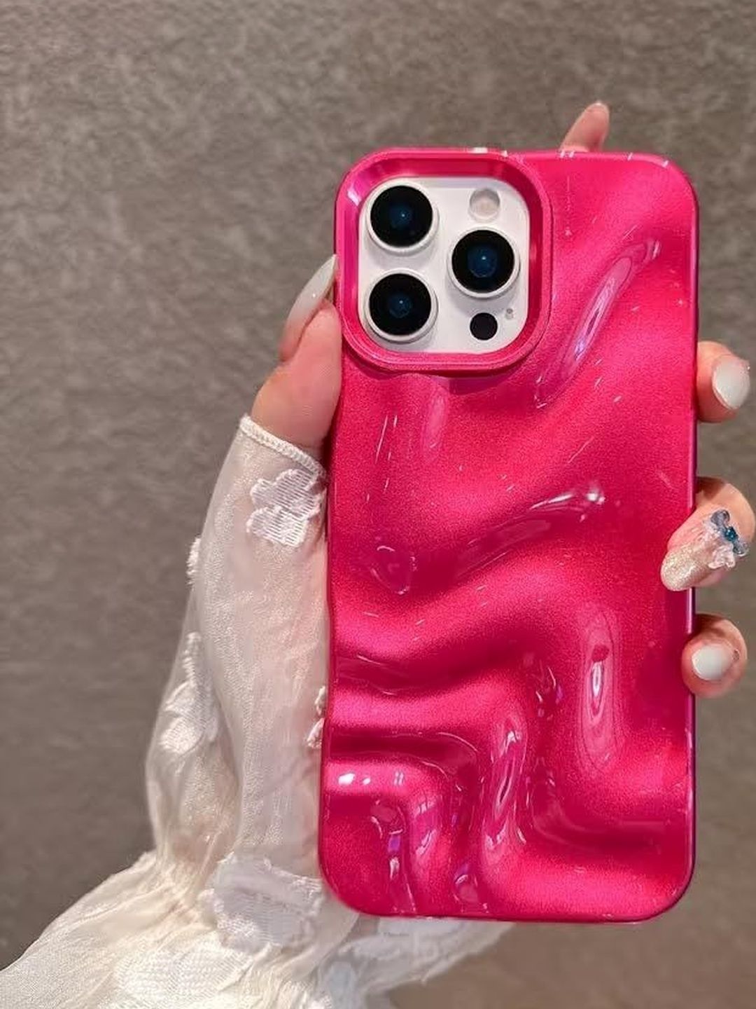 COVERLY Solid Printed iPhone 15 Pro Back Case Mobile Accessories-picture-25