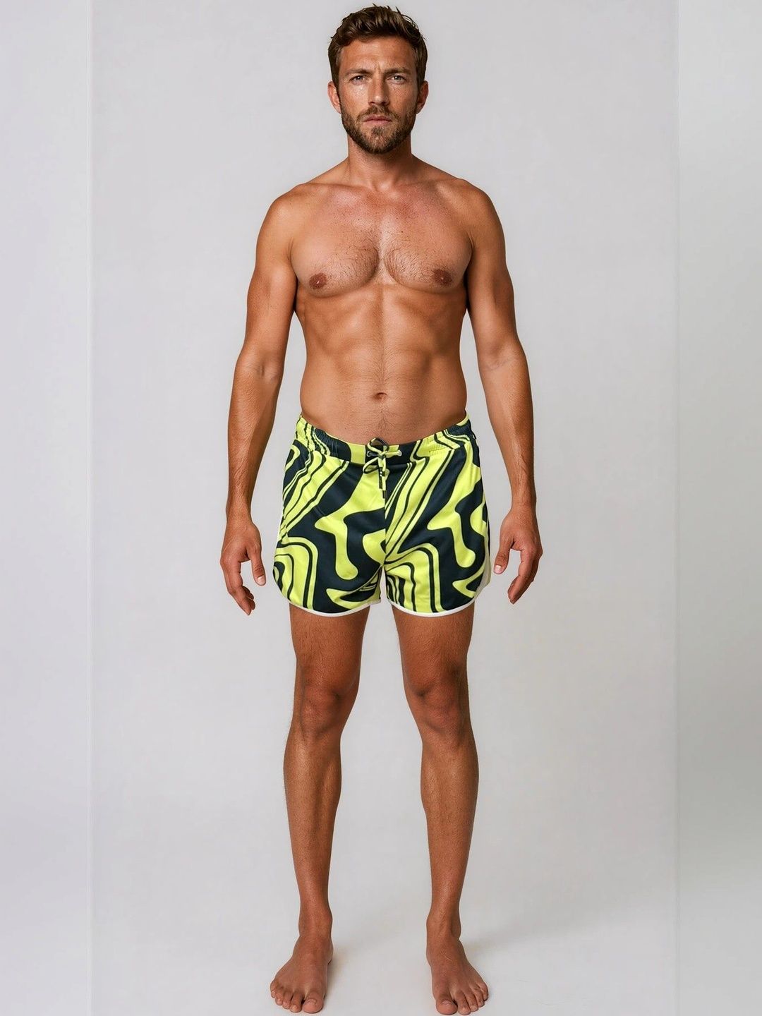 TROVE - 365 Days of Summer Men Printed Swim Shorts Swim Bottoms-picture-29