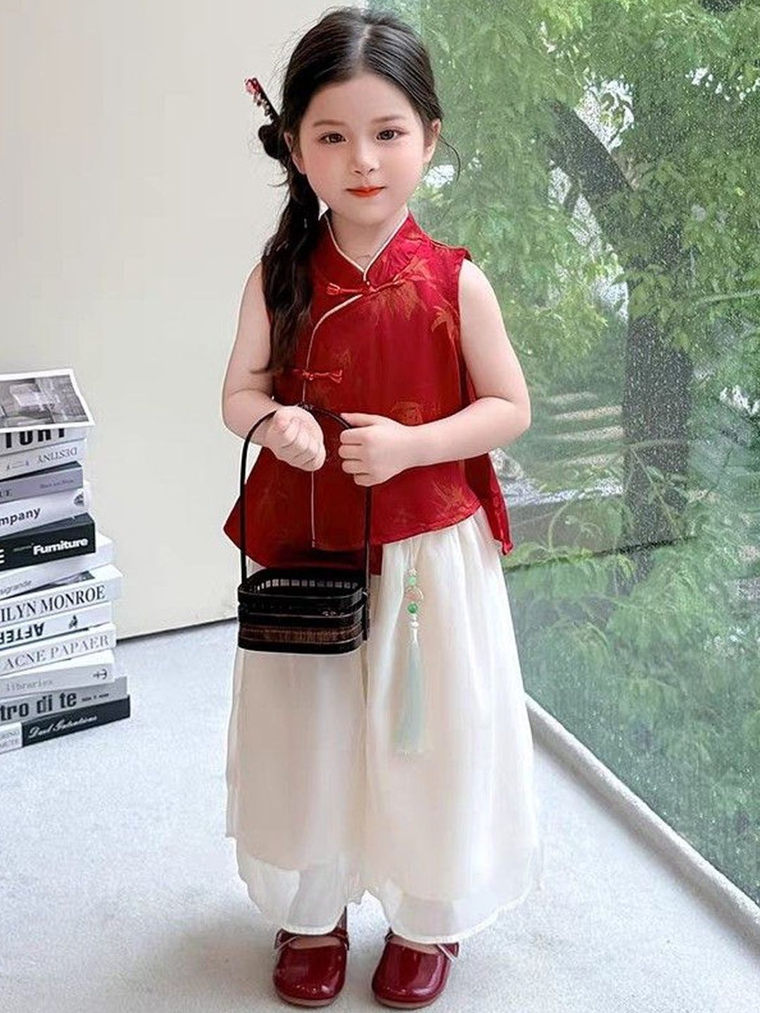 YK Girls Top with Palazzos-picture-19
