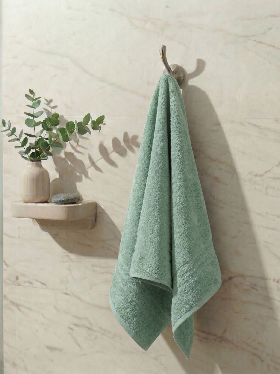 Monte Carlo Soho Quit Green Cotton 340 Gsm 60X120 Cm 1 Bath Towel-image-44
