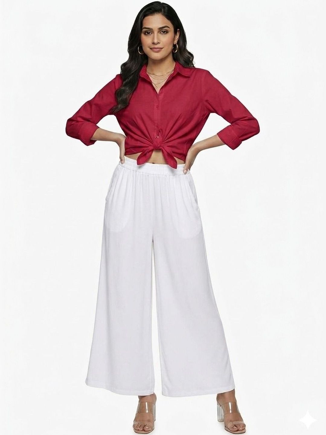 Thrifty Thread Women Knitted Palazzos-picture-15