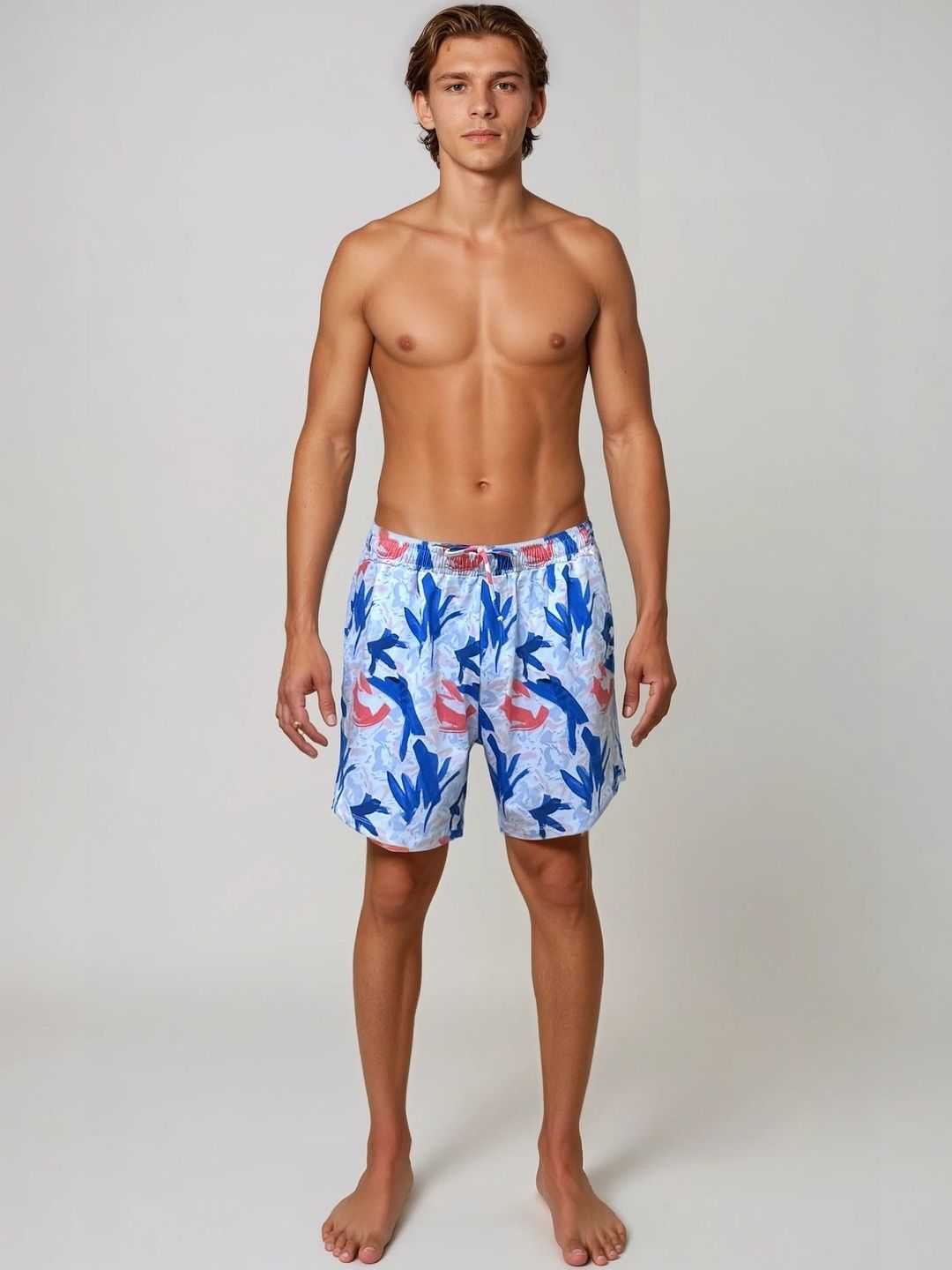 TROVE - 365 Days of Summer Men Printed Swim Shorts Swim Bottoms-image-35