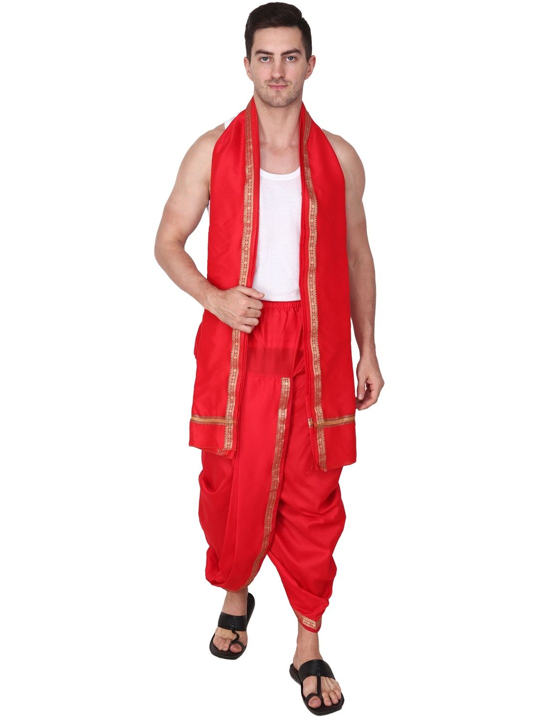 RAMESHWARAM FABRICS Men Dhoti Dhotis-picture-33
