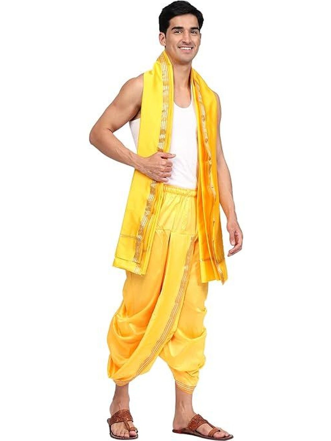 RAMESHWARAM FABRICS Men Dhoti Dhotis-picture-14