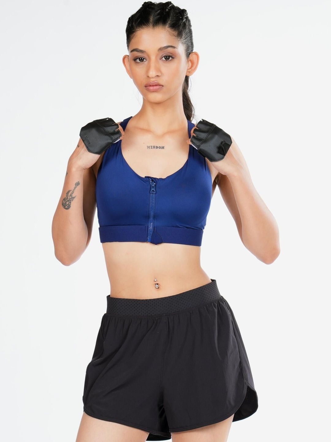 Decathlon High Support Zipped Sports Bra With Cups-picture-26