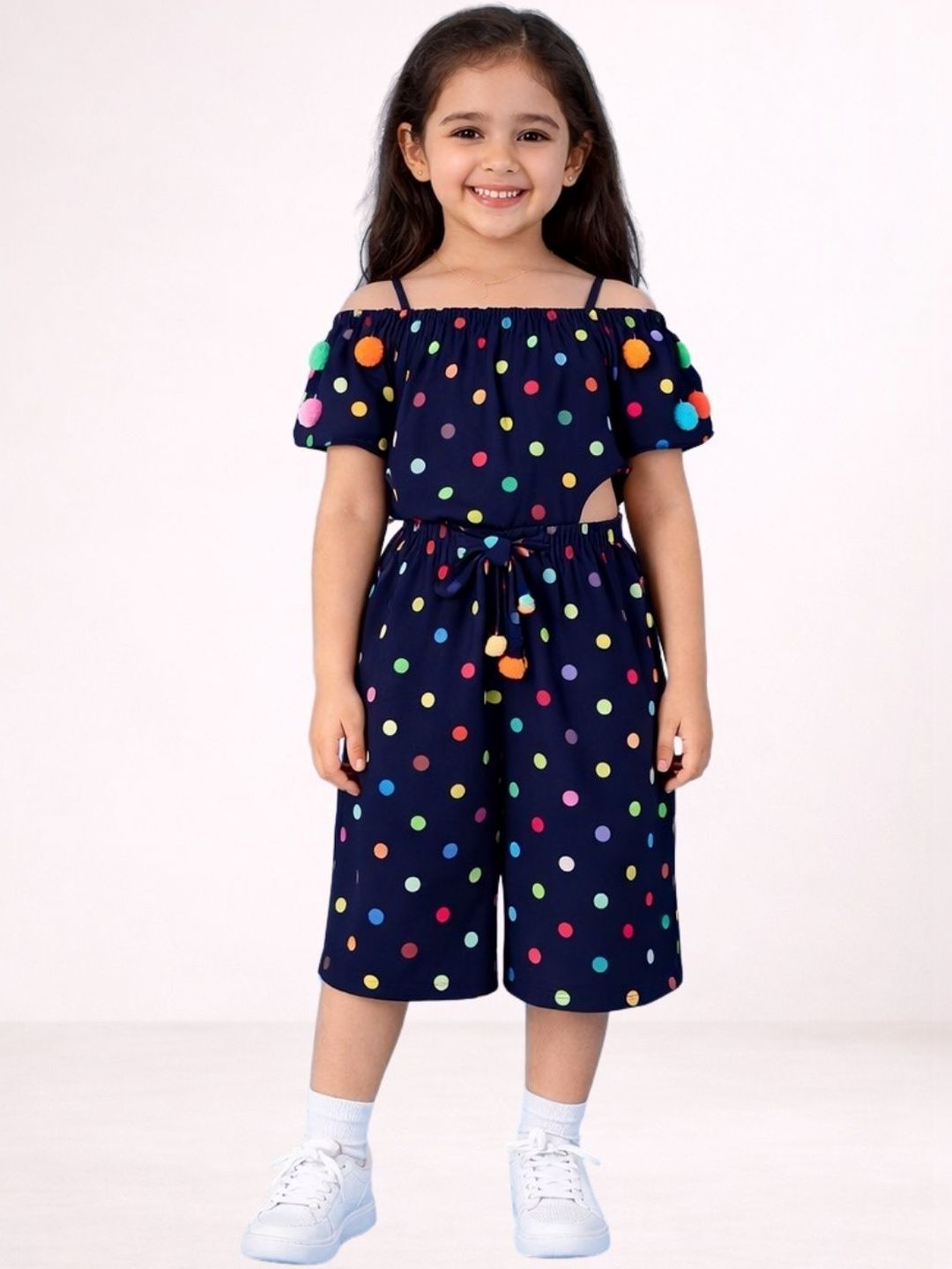LIL DRAMA Girls Printed Basic Jumpsuit-picture-26