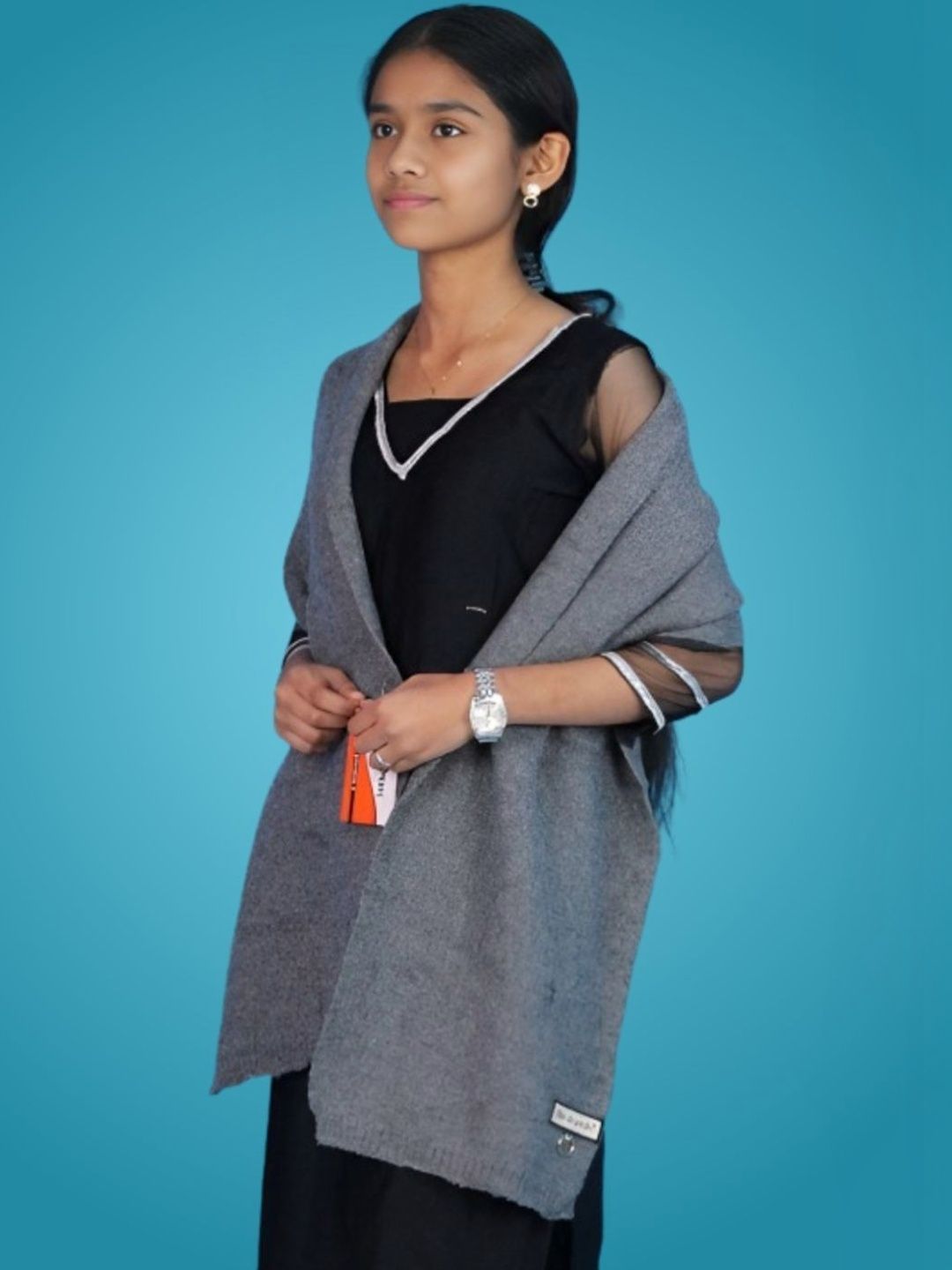 Pick Ur Needs Women Woven Design Shawl-image-48