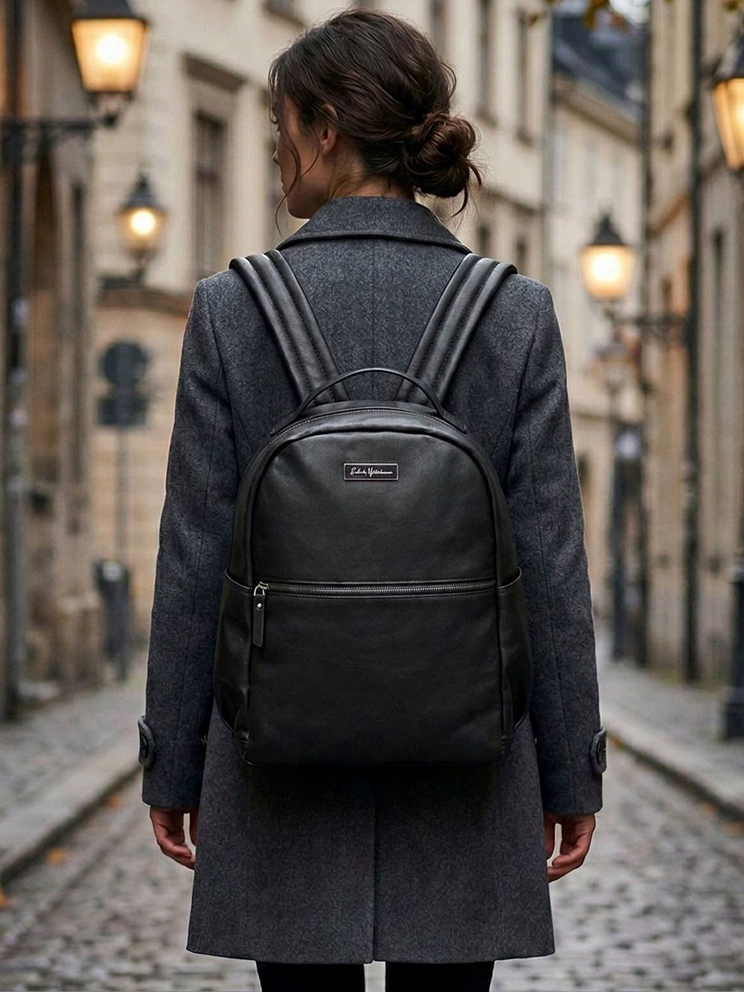 Mast & Harbour Women Brand Logo Backpack with Anti-Theft-picture-23