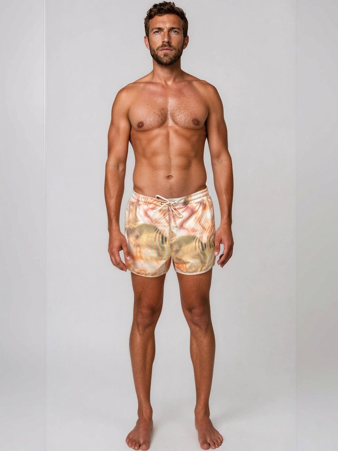 TROVE - 365 Days of Summer Men Printed Swim Shorts Swim Bottoms-image-40