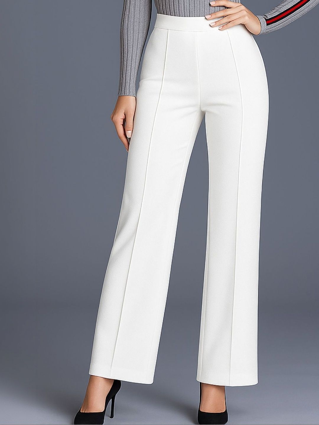 SWADESI STUFF Women Relaxed Easy Wash Trousers-picture-41