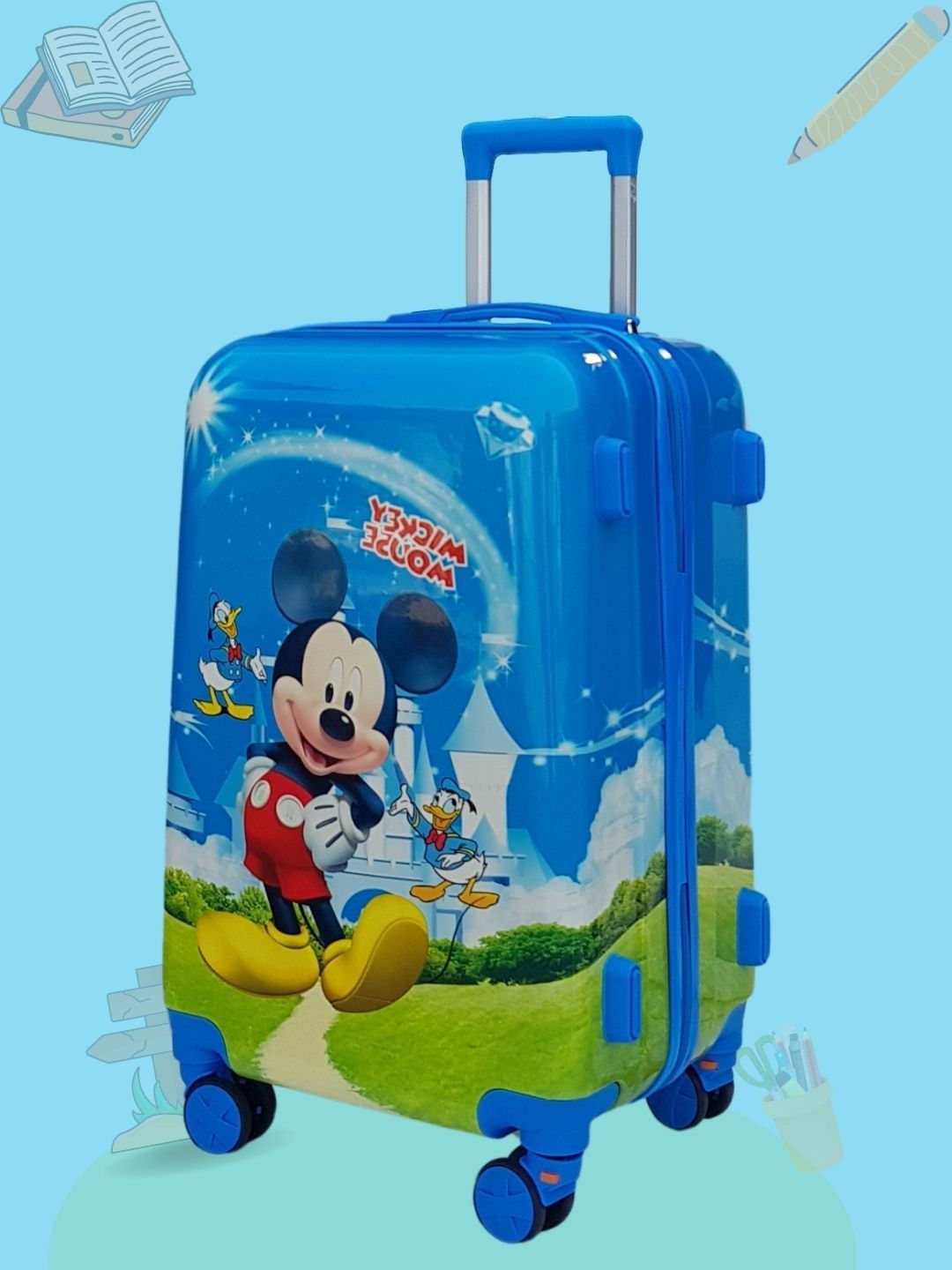 JUNIOR JOE Kids Printed Hard-Sided Medium Trolley Bag-picture-52