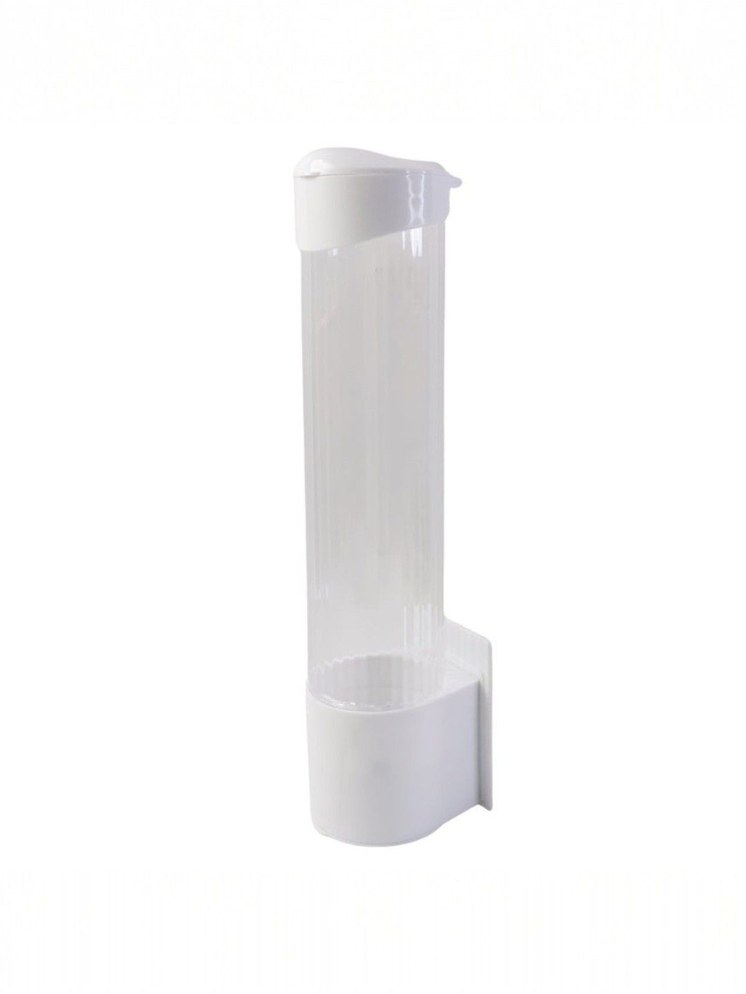 DeoDap Automatic Paper Cup Dispenser Holder Wall Mounted Transparent Cup Storage Organizer-image-6
