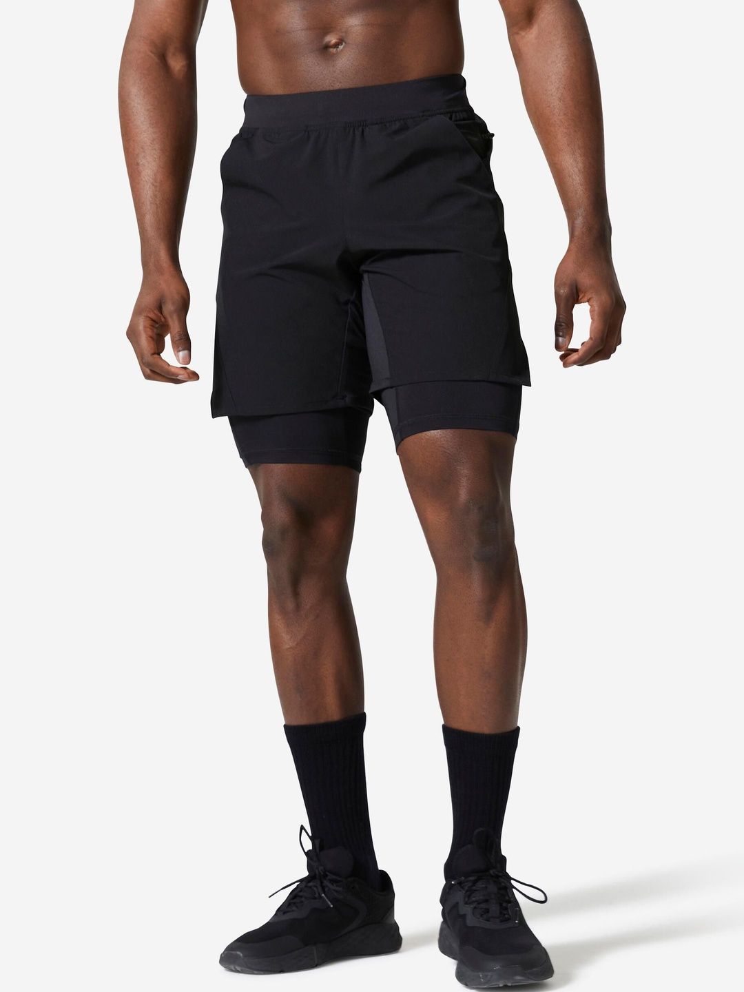 Decathlon Loose Fit Mid Rise Above Knee Sports Shorts-picture-48