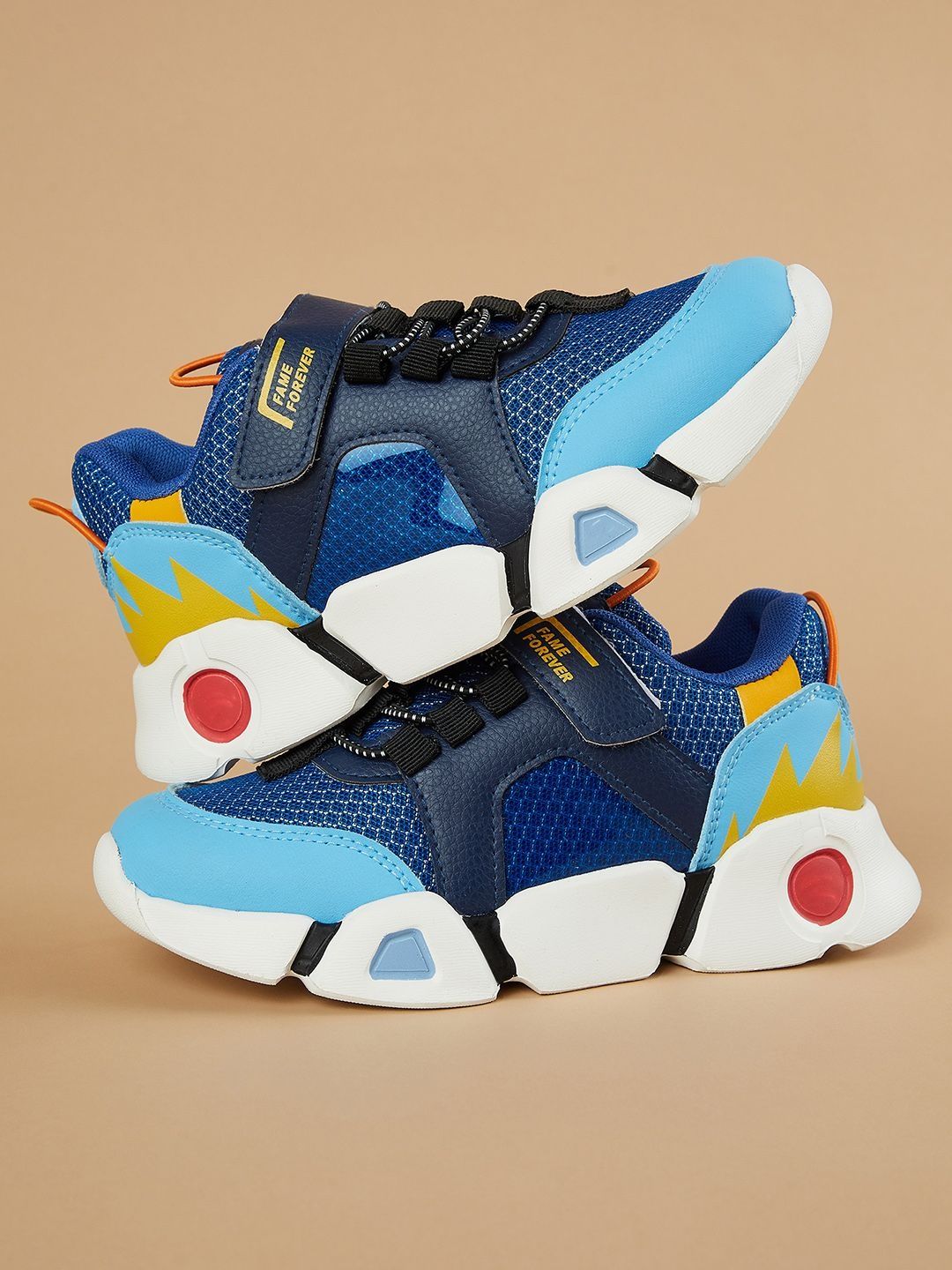 Fame Forever by Lifestyle Boys Colourblocked PU Sneakers-picture-28