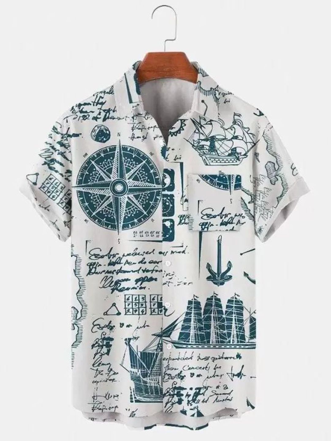 NNC-NEXT NOVA CLOTHES Men Classic Printed Casual Shirt-picture-57