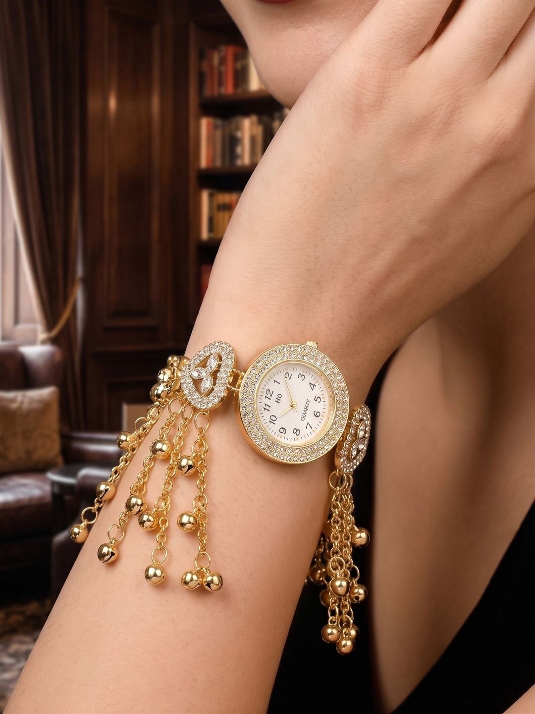 SZN Women Gold-Plated Multistrand Bracelet-image-34