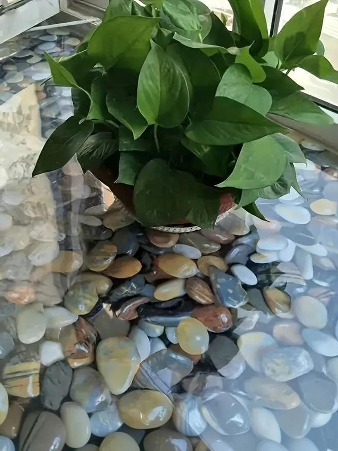 SIA VENORS Blue & Brown Pebble Stone Printed Self Adhesive Wall Stickers-image-44