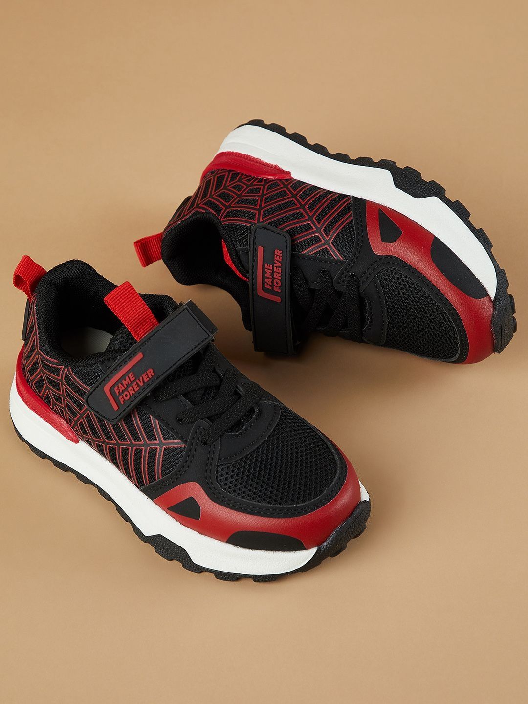 Fame Forever by Lifestyle Boys Spider-Man Textured PU Sneakers-picture-45