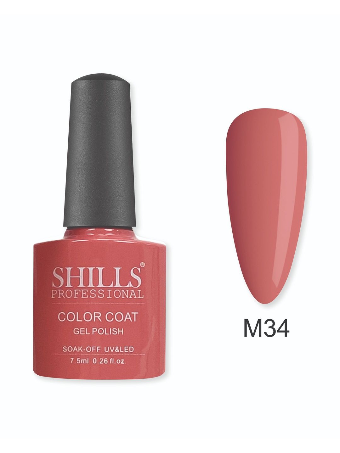 shills professional Color Coat Gel Nail Polish - 7.5 ml - M34-picture-48