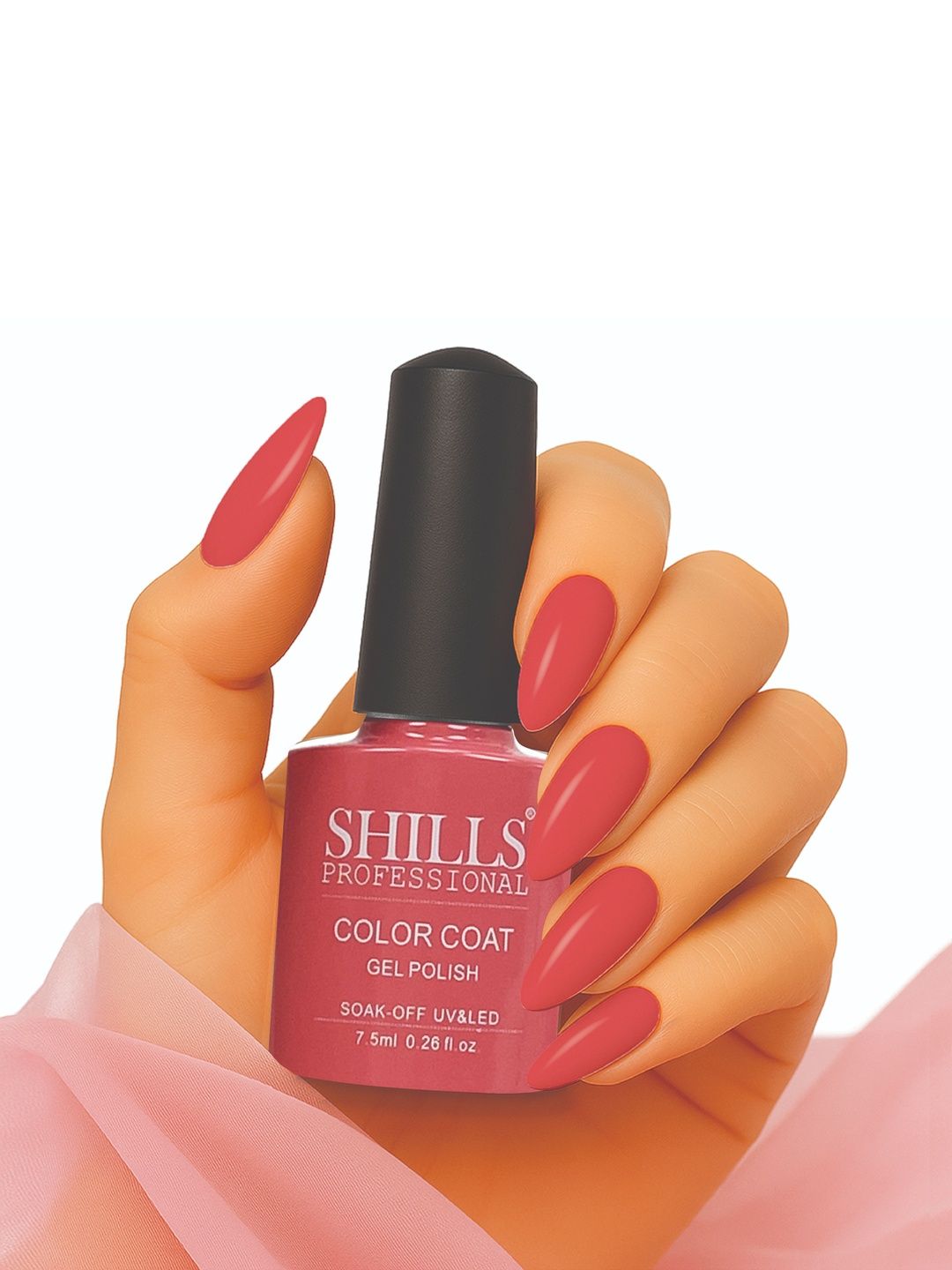 shills professional Color Coat Gel Nail Polish - 7.5 ml - Shade - M32-picture-38