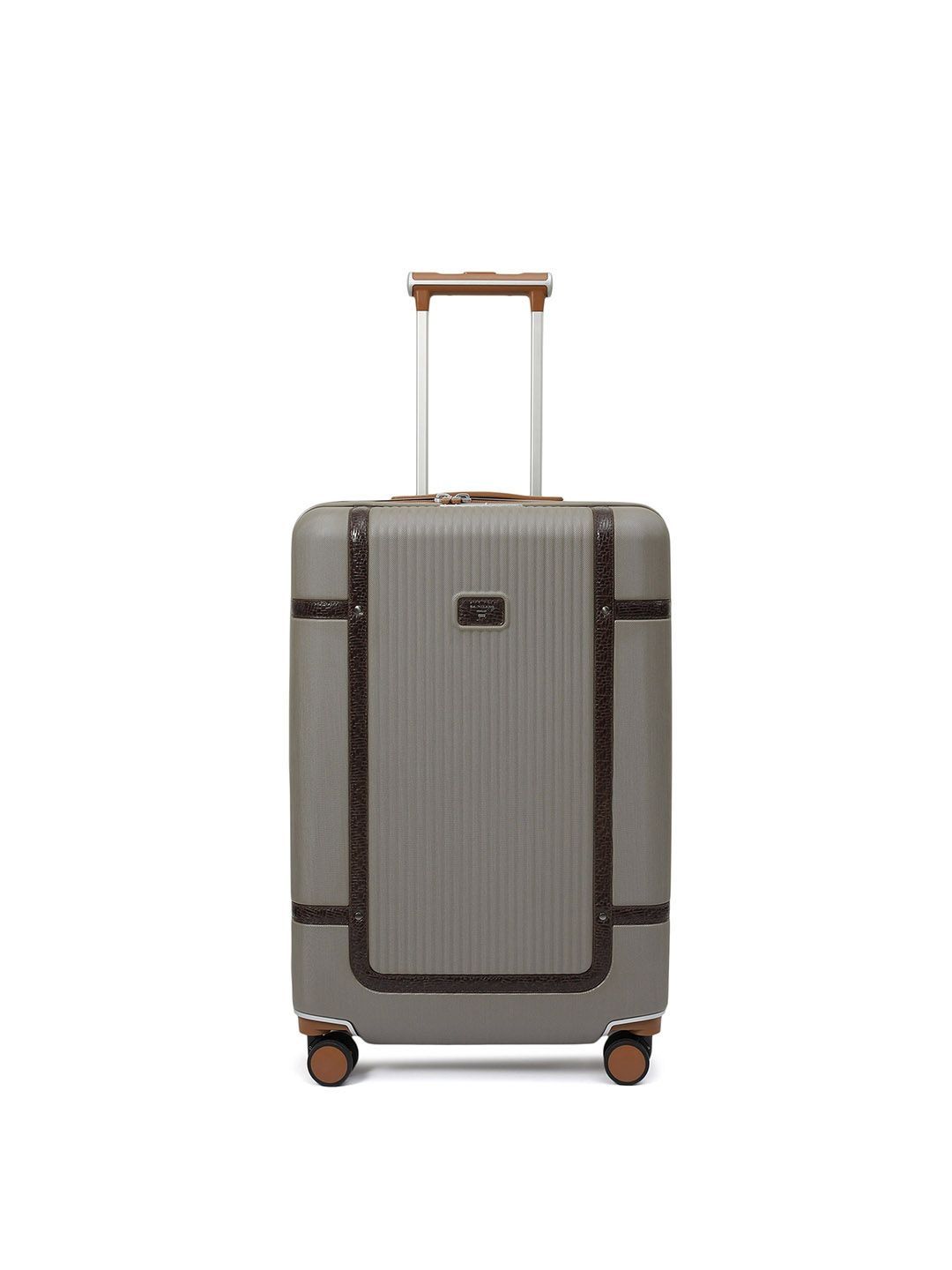 Da Milano Textured Hard-Sided Medium Trolley Suitcase-picture-36