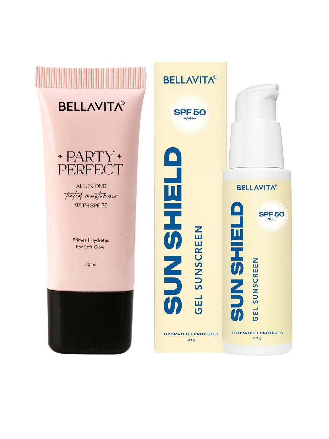Bella Vita Organic Set of Sun Shield Sunscreen 50g & Party Perfect Tinted Moisturizer 30ml-picture-38